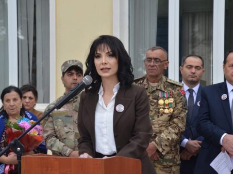 Şəhid leytenant Azər Namazovun barelyefinin açılışı olub