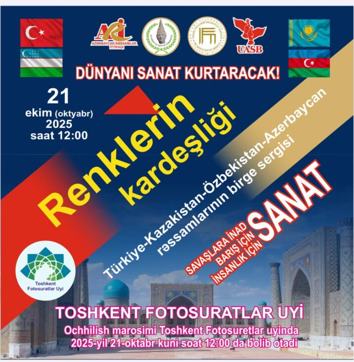 “Dünyanı Sənət Qurtaracaq” devizi altında beynəlxalq rəssamlar sərgisi