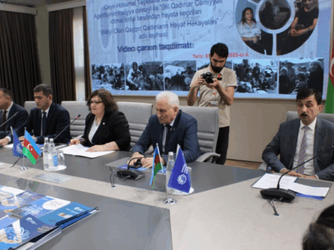 “Əlilliyi olan qaçqın qadınların həyat hekayələri” videoçarxı nümayiş etdirilib