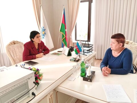 Deputat Elnarə Akimova vətəndaş qəbulu keçirdi
