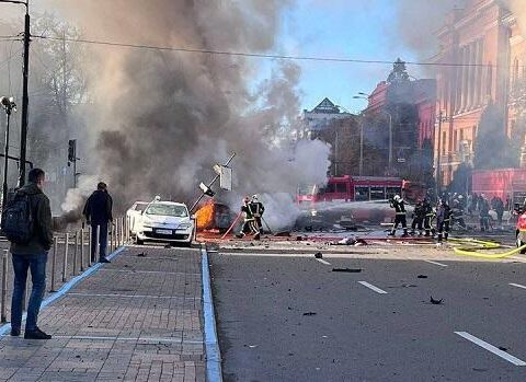 Rusiya Kiyevi yenə vurdu: ölən var