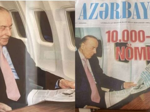“Azərbaycan” qəzeti Heydər Əliyevlə bağlı fotonu saxtalaşdırdı