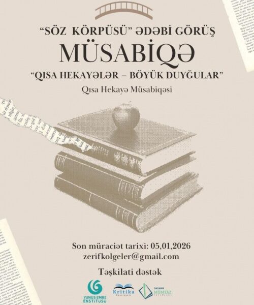 “Qısa Hekayə” müsabiqəsi keçiriləcək…