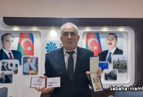 Tanınmış jurnalist Namiq Məmmədli Prezidentin təsis etdiyi yubiley medalı ilə təltif olunub