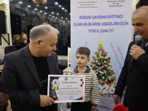 Ümidin, sevincin və mərhəmətin bayramı -Dənizçi övladları üçün bayram şənliyi keçirildi