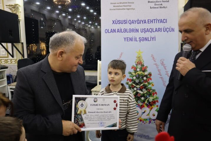 Ümidin, sevincin və mərhəmətin bayramı -Dənizçi övladları üçün bayram şənliyi keçirildi