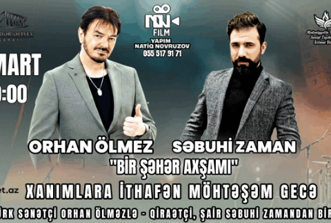 Türkiyənin sevilən ifaçısı Orhan Ölməzlə, şair, qiraətçi Səbuhi Zaman bir araya gəlir