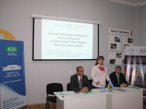 Qobustan gənclər üçün Azərbaycan Konstitusiyası və Ümummilli Lider Heydər Əliyevin irsi mövzusunda maarifləndirici seminar keçirilib