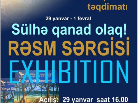 “DÜNYA SÜLH RƏSSAMLARI” KATALOQUNUN TƏQDİMATI VƏ BEYNƏLXALQ SƏRGİ