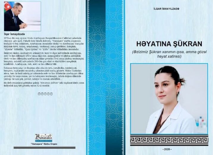  “Həyatına Şükran” kitabı dərc olunub