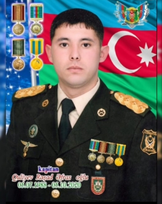 Kapitan Rəşad QULİYEV:- Rəşadətli döyüş yolu və qəhrəmanlıq nümunəsi