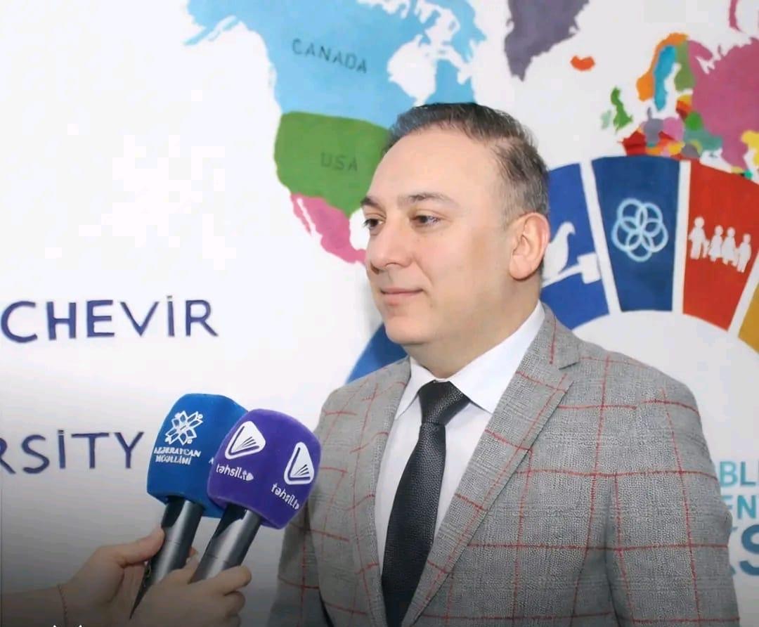 Anar Eminov: “Müasir universitetlərin gələcəyi yaşıl düşüncə, sağlam həyat tərzi və sosial məsuliyyət fəlsəfəsi üzərində formalaşır” Anar Eminov: “Müasir universitetlərin gələcəyi yaşıl düşüncə, sağlam həyat tərzi və sosial məsuliyyət fəlsəfəsi üzərində formalaşır”