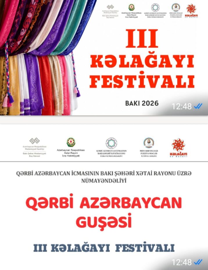 Bakıda ənənəvi III Kəlağayı Festivalı keçiriləcək