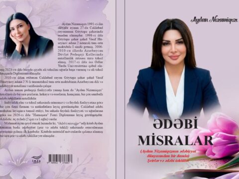 Cəlilabad ədəbi mühitindən yeni kitab…