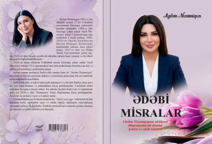 Cəlilabad ədəbi mühitindən yeni kitab…