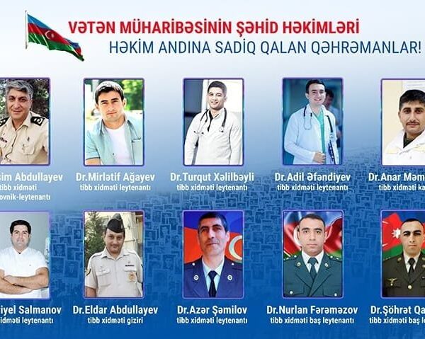 MDU rəhbərliyinin təşəbbüsü ilə Vətən Müharibəsinin Şəhid Həkimlərinin xatirəsinə həsr olunmuş anım tədbiri keçirildi MDU rəhbərliyinin təşəbbüsü ilə Vətən Müharibəsinin Şəhid Həkimlərinin xatirəsinə həsr olunmuş anım tədbiri keçirildi