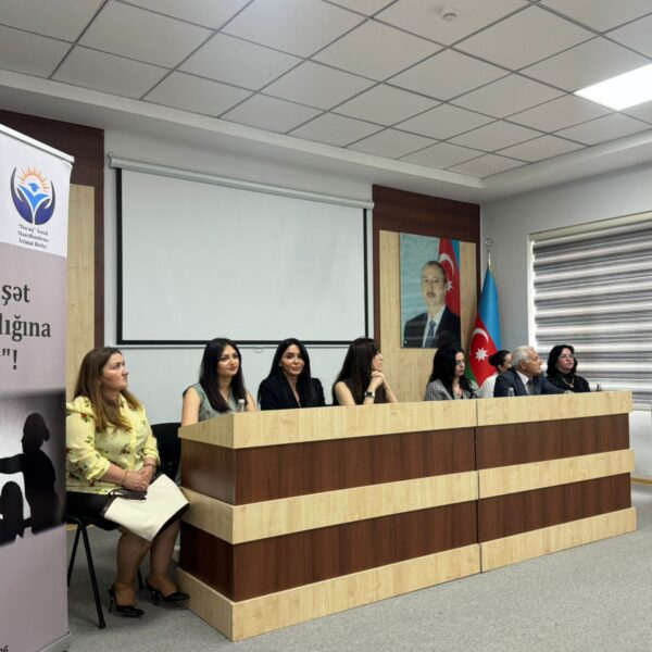"Məişət zorakılığına yox!" layihəsi çərçivəsində Yasamal rayonunda sonuncu tədbir keçirilib