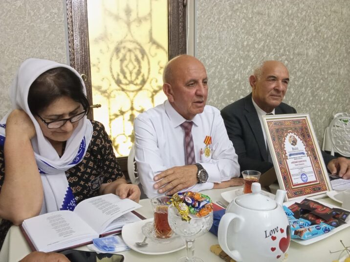 Cəlilabadda tanlnmış şair Əfrahim Abbasın 75 illik ubileyi və kitabının  təqdimatı keçirilib