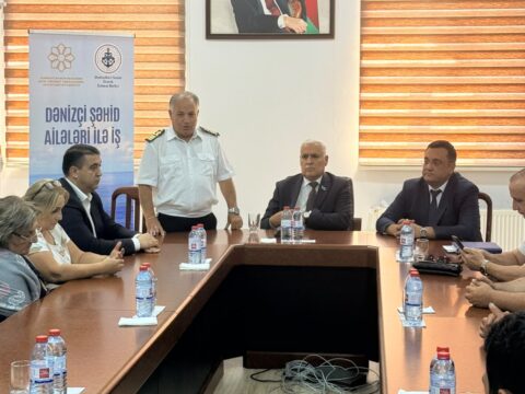 “Dənizçilərə Sosial Dəstək” İctimai Birliyi “Dənizçi şəhid ailələri ilə iş” layihənin ilk tədbirini keçirdi