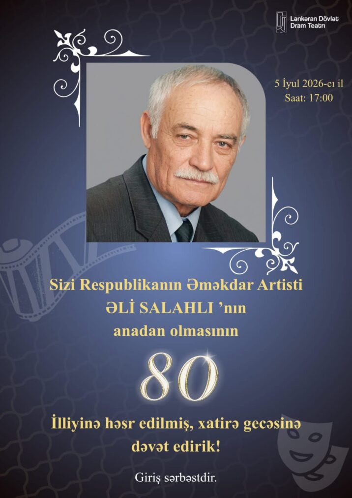 Səhnə fədaisi:Əli Salahlı – Leyla Məcidova yazır