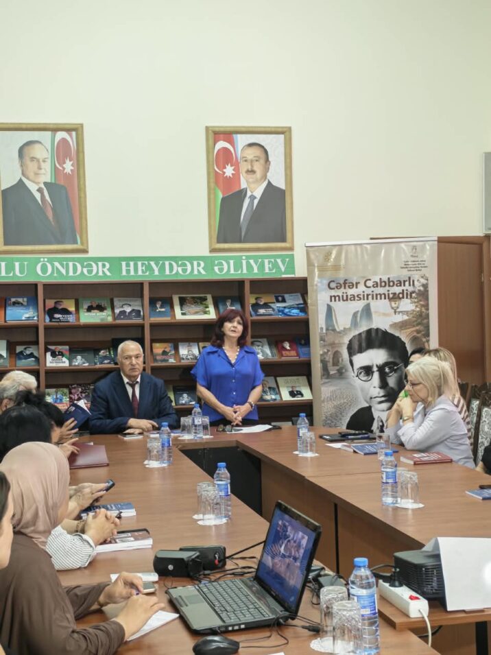 Bakıda Cəfər Cabbarlının bədii irsinin təbliği məqsədi ilə 2 yeni kitabın təqdimatı keçirilib
