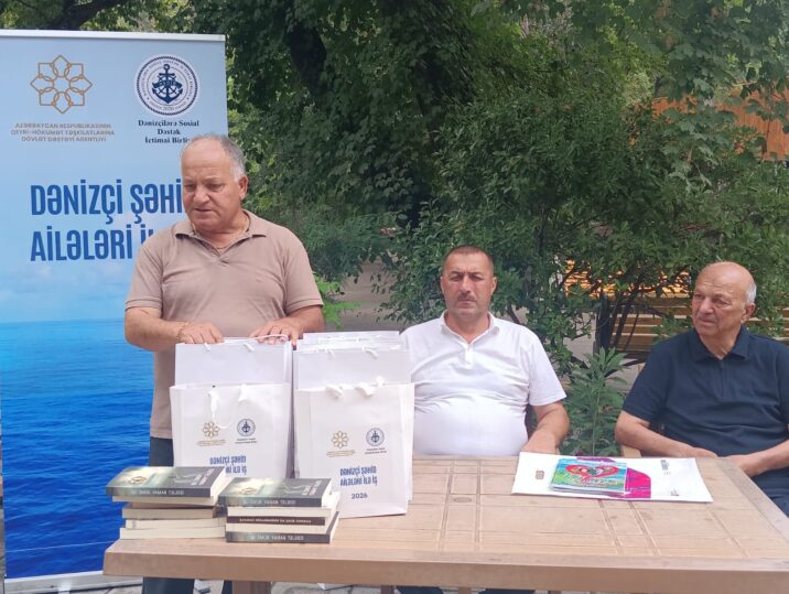 Dənizçilərə Sosial Dəstək İctimai Birliyi “Dənizçi şəhid ailələri ilə iş”i “Dənizçi” istirahət mərkəzində