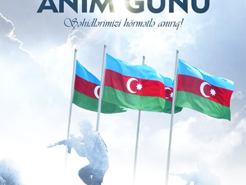 Anım Günündə şəhidlərimizin müqəddəs xatirəsinə ehtiram