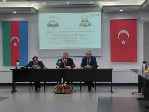 “Pir Məhəmməd Qarabaği” Mənəvi Dəyərlərin TəbliğiMərkəzinin təqdimatı keçirilib