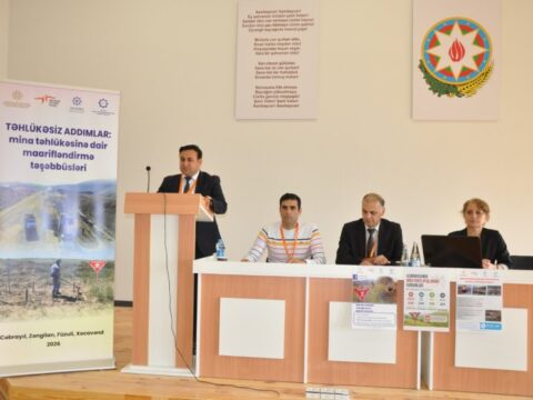 Cəbrayıl rayonu Şükürbəyli kəndində muna təhlükəsizliyi ilə bağlı maarifləndirici tədbir keçirilib