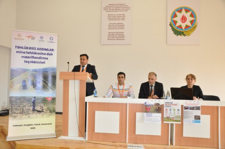 Cəbrayıl rayonu Şükürbəyli kəndində muna təhlükəsizliyi ilə bağlı maarifləndirici tədbir keçirilib