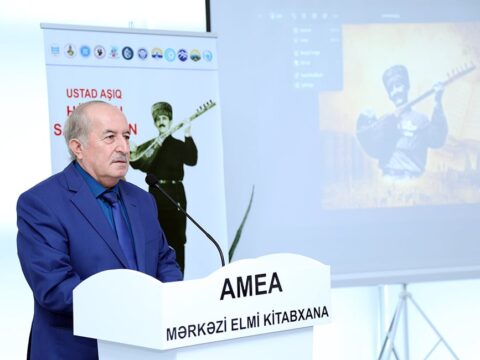 AMEA-da aşıq Hüseyn Saraçlının 110 illik yubileyinə həsr olunmuş  beynəlxalq elmi konfrans keçirilir