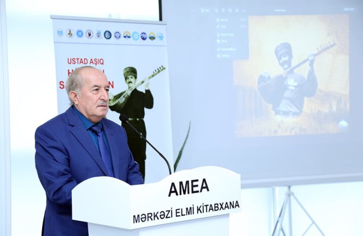 AMEA-da aşıq Hüseyn Saraçlının 110 illik yubileyinə həsr olunmuş  beynəlxalq elmi konfrans keçirilir