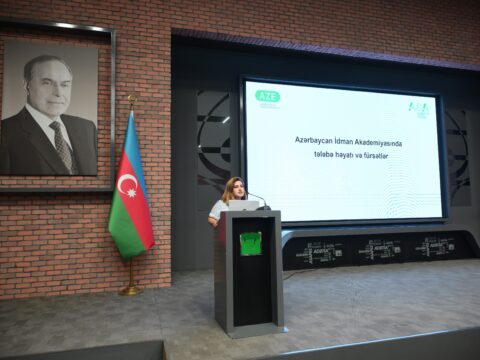 Azərbaycan İdman Akademiyasının Tələbə və könüllülərlə iş şöbəsinin müdiri Nəzrin Ömərzadə ilə müsahibə… Azərbaycan İdman Akademiyasının Tələbə və könüllülərlə iş şöbəsinin müdiri Nəzrin Ömərzadə ilə müsahibə…