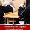 Məktəbdə hicab qaydası tələb olunur, bəs 45–50 şagirdin bir sinifdə oxumasına niyə göz yumulur? Məktəbdə hicab qaydası tələb olunur, bəs 45–50 şagirdin bir sinifdə oxumasına niyə göz yumulur?