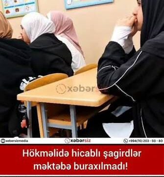 Məktəbdə hicab qaydası tələb olunur, bəs 45–50 şagirdin bir sinifdə oxumasına niyə göz yumulur?